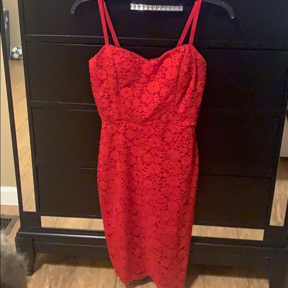 Red dress